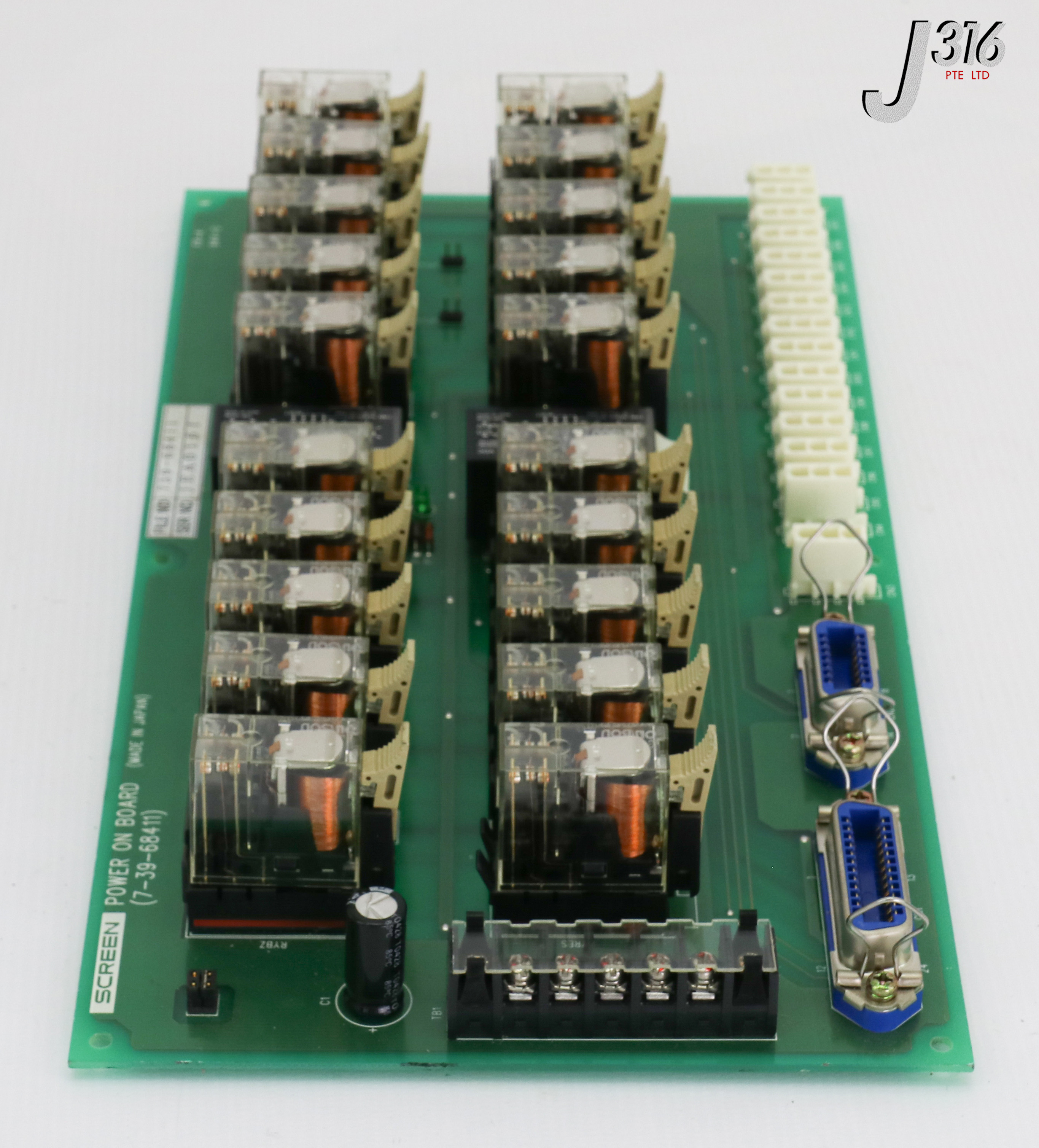 16985 DIANIPPON SCREEN PCB, POWER ON BOARD, 739-68411 7-39-68411